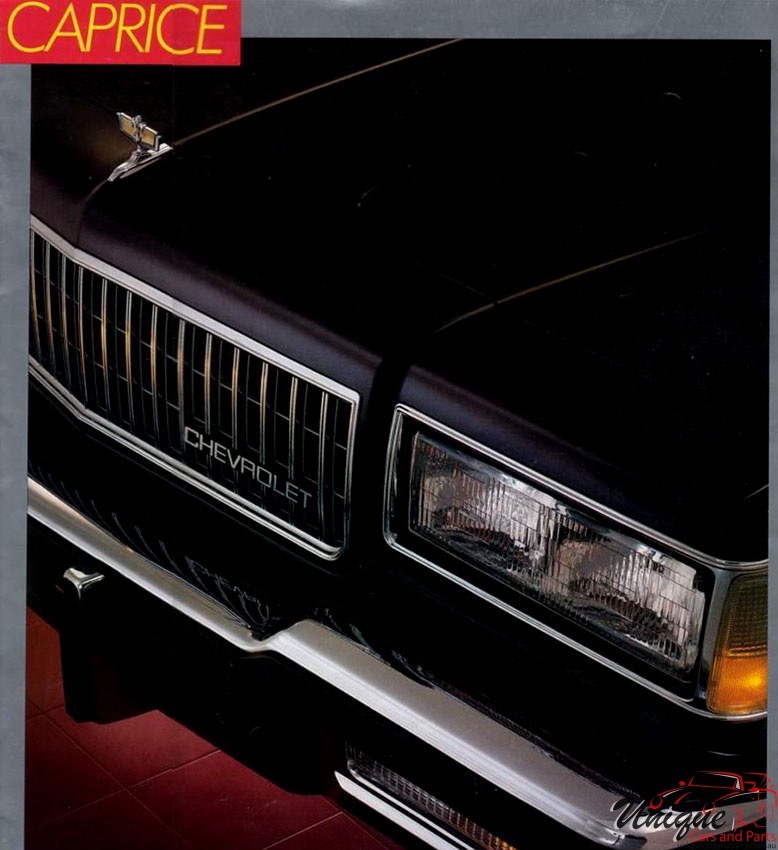 1987 Chevrolet Caprice Classic Brochure Page 2